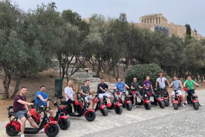 Athens Acropolis Official E-Scooter Guided Tour Fat E-Bike - First-hand safety in Athens traffic (without the stress)