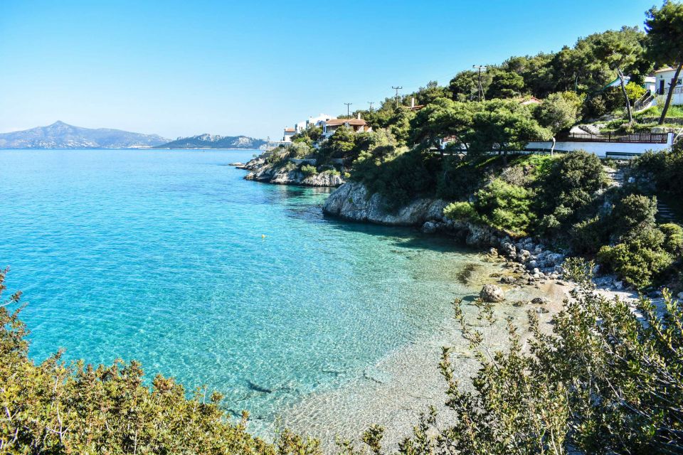 Athens: Aegina, Agistri & Metopi Swimming Cruise with lunch - Aegina: Pistachios, Harbor Strolls, and Temple Views