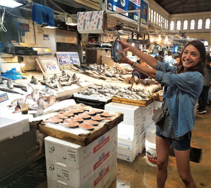 Athens: Authentic Greek Food Walking Tour - Central Municipal Athens Market (8am–4pm): Ingredients You Can Smell