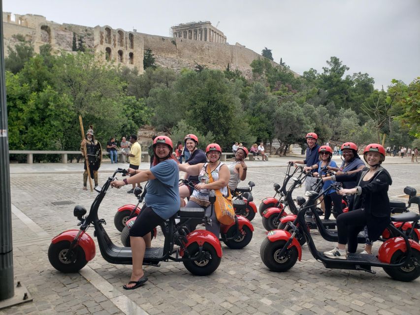Athens: Award-Winning Acropolis Guided e-Scooter Tour - Drinks, little comforts, and what’s actually included for $69