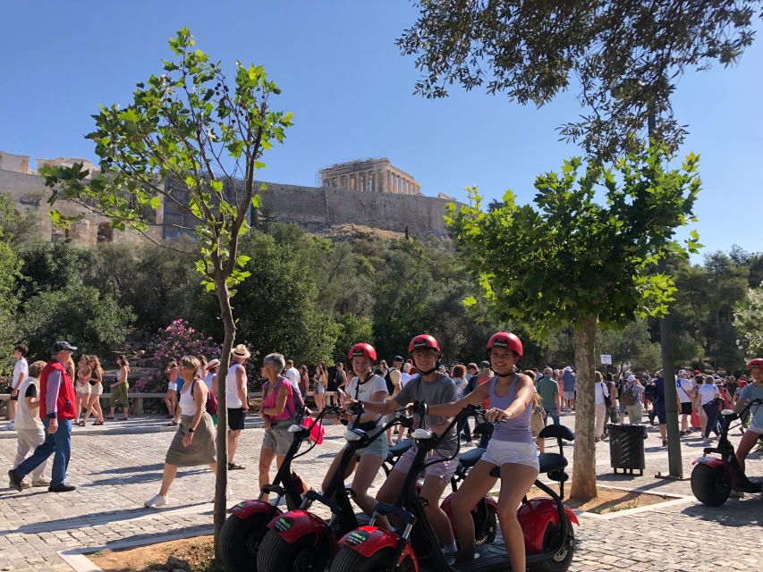 Athens: Award-Winning Acropolis Guided e-Scooter Tour - Thissio break time: a smarter way to handle the Athens heat