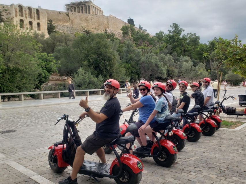 Athens: Award-Winning Acropolis Guided e-Scooter Tour - Timing, pace, and staying out of the crush