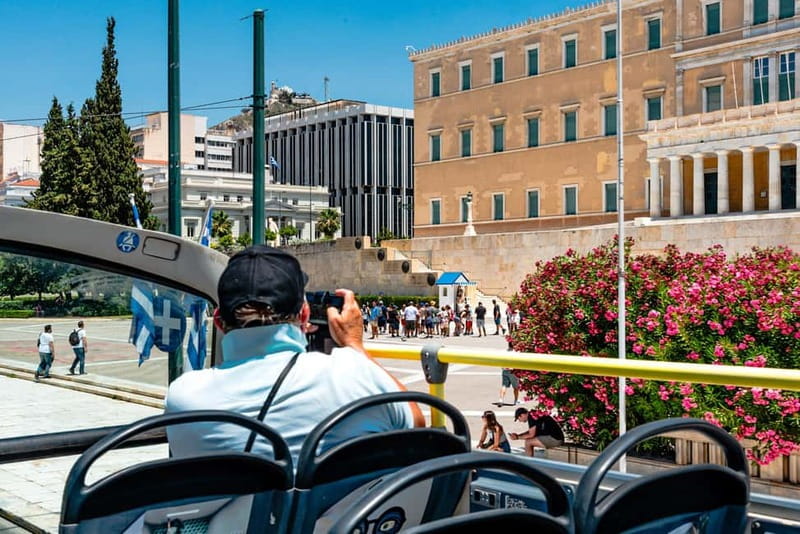 Athens: Big Bus Hop-on, Hop-off Tour by Open-Top Bus - Syntagma Square and Plaka: the Athens core you can use all day