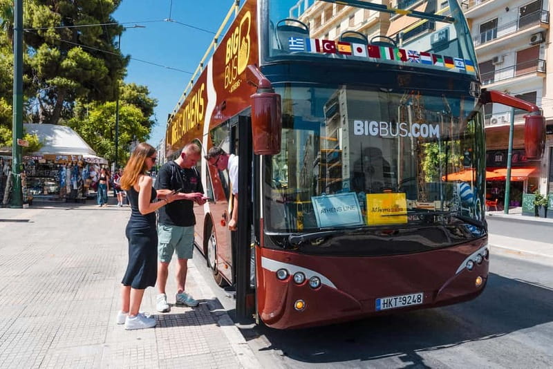 Athens: Big Bus Hop-on, Hop-off Tour by Open-Top Bus - Headphones, the Big Bus app, and actually finding the bus