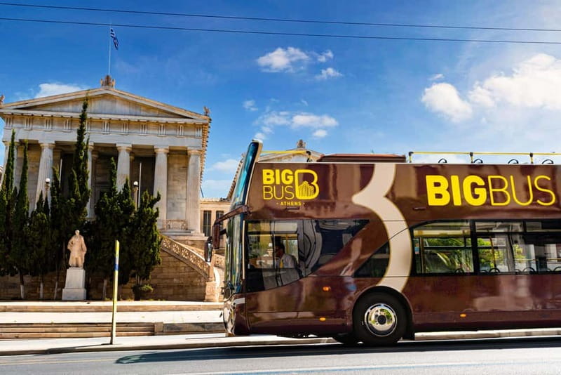 Athens: Big Bus Hop-on, Hop-off Tour by Open-Top Bus - How the Red, Purple, and Green routes connect at the Acropolis