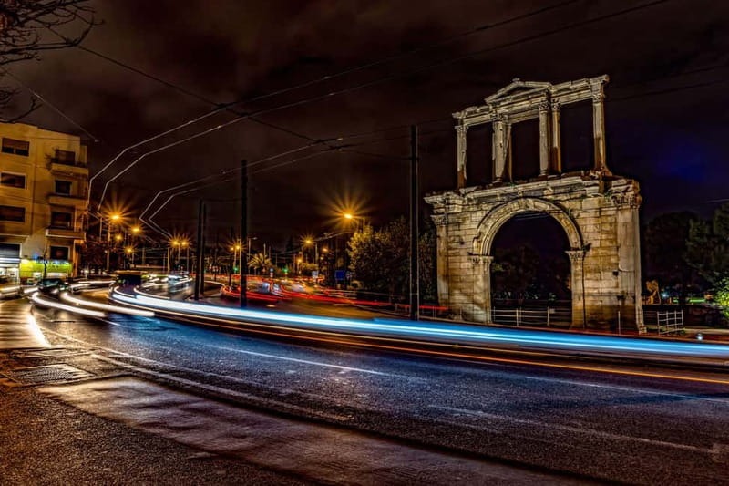 Athens: Big Bus Panoramic Night Tour by Open-Top Bus - Odeon of Herodes Atticus, Olympian Zeus, and Hadrian’s Arch