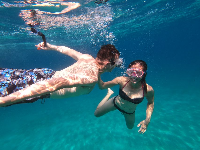 Athens: Catamaran Cruise with Fresh Lunch and Wine - Vouliagmeni Bay: a second swim with more of the Riviera vibe