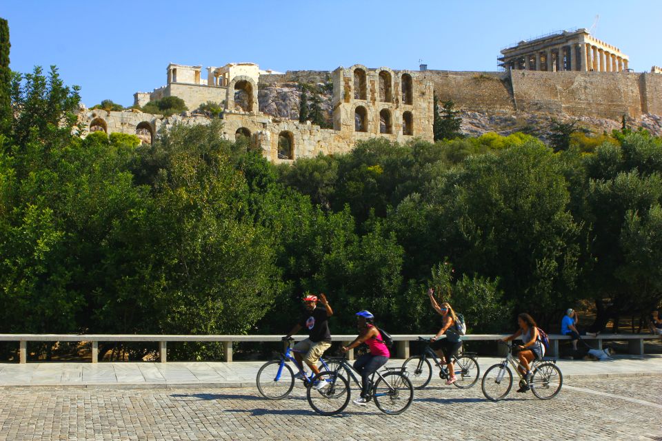 Athens: City Highlights Bike tour - Acropolis Metro to your first viewpoint: why this meeting spot works