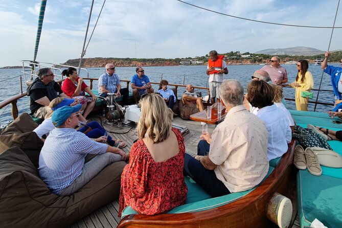 Athens cruise: Agistri, Moni/Metopi, Aegina with lunch & drinks - Moni/Metopi Swim Stop and Lunch With Wine and Beer