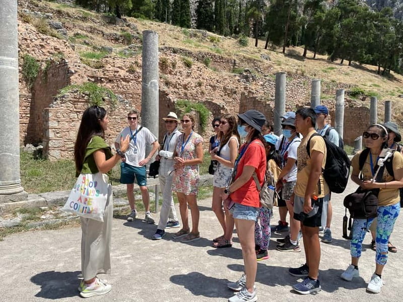 Athens: Delphi Guided Trip with Optional Lunch and Entry - The Ride Out of Athens: Air-Conditioning, Headsets, and Real Timing