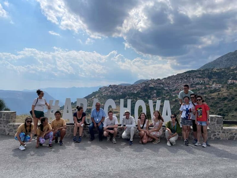 Athens: Delphi Guided Trip with Optional Lunch and Entry - Delphi Archaeological Site: Temple of Apollo and the Monument Loop