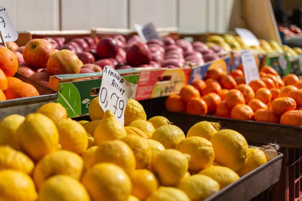 Athens: Food Market Visit and Cooking Class with Wine - Varvakios Agora: your ingredients come from real Athens