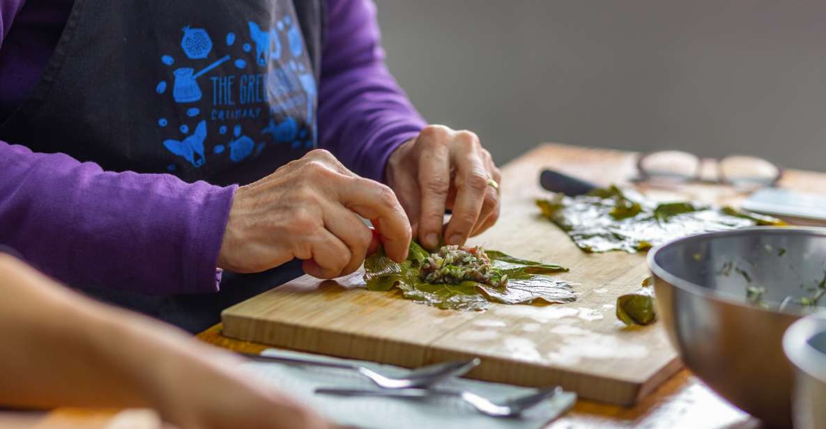 Athens: Food Market Visit and Cooking Class with Wine - The meal at the end: wine included, dishes actually made by you