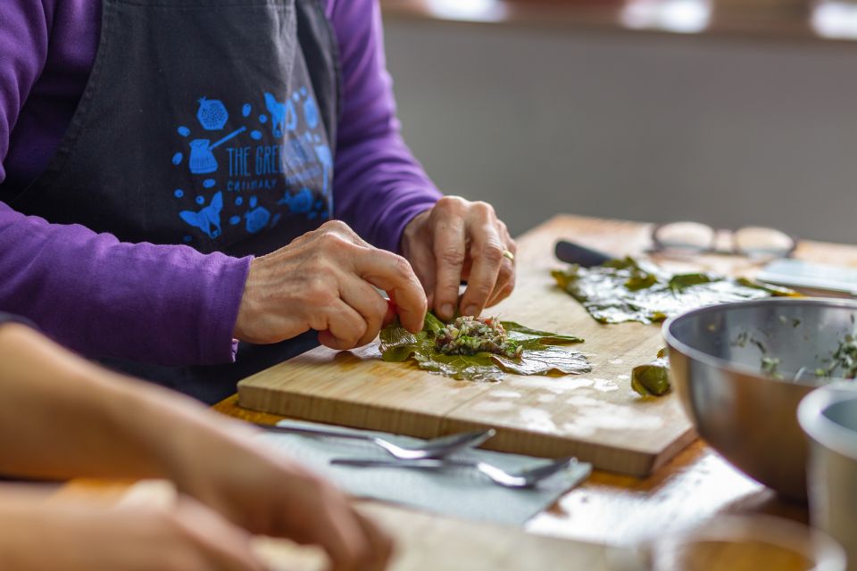 Athens: Food Market Visit and Cooking Class with Wine - The Greek Kitchen studio: where you reset and start cooking