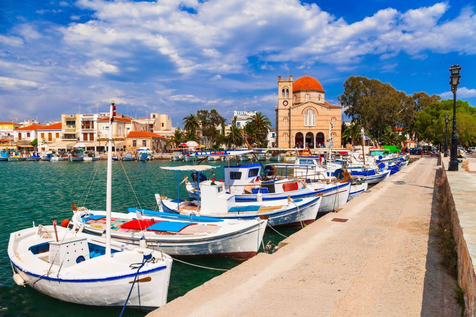 Athens: Full-Day Island Hopping Cruise with Lunch & Transfer - Onboard food and drinks: Greek lunch plus coffee and treats