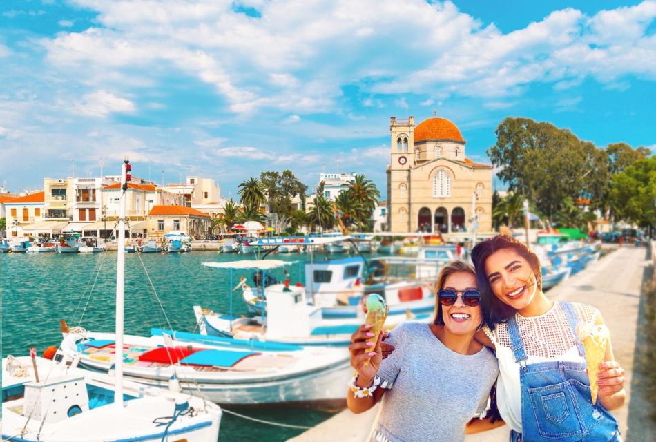 Athens: Guided Day Trip to Aegina Island with Swimming - Beach time in the Saronic Gulf: swimming, seafood, and shade logistics