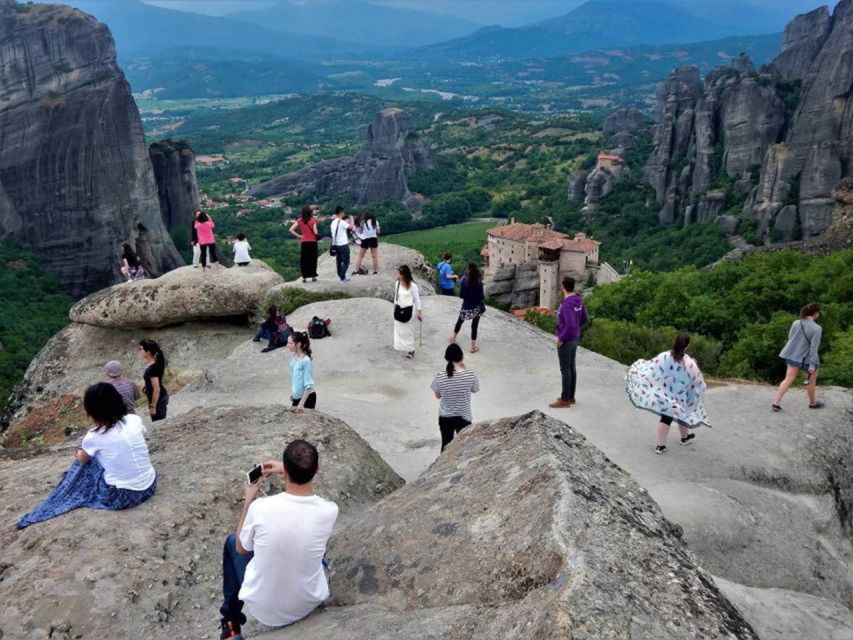 Athens: Meteora Monasteries Day Trip with Caves and Lunch - Lunch at Meteora: planned, view-first, and not hard to manage