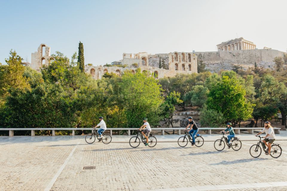 Athens: Old Town Highlights Guided E-Bike Tour - Temple of Olympian Zeus to the Zappio District: Big monuments, easy momentum