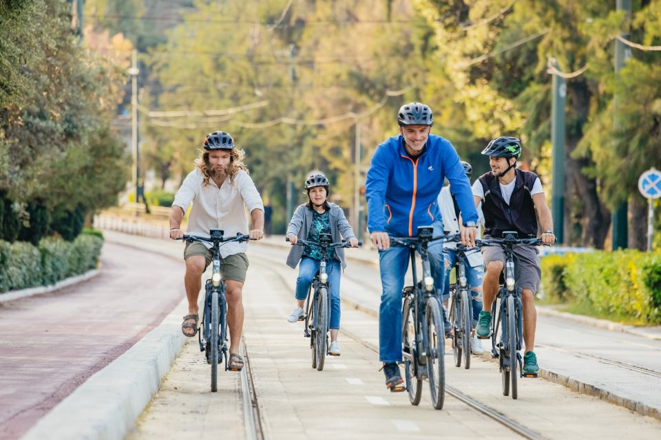 Athens: Old Town Highlights Guided E-Bike Tour - Presidential Palace: Watching the guard ceremony from the ride