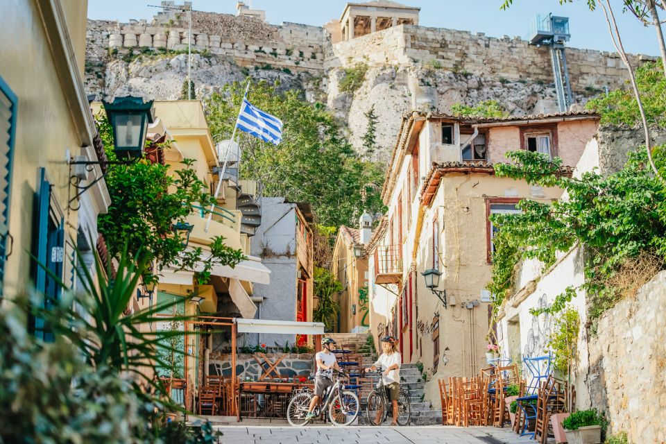Athens: Old Town Highlights Guided E-Bike Tour - Filopappou Hill: A view break that makes the effort worth it