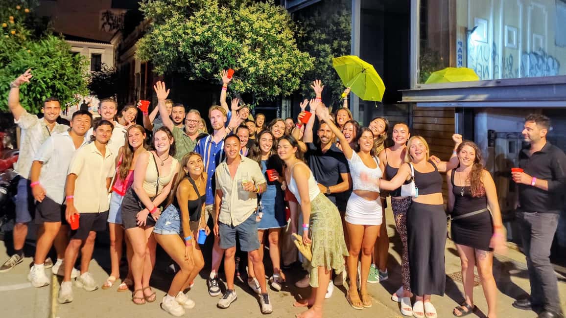 Athens Party Pub Crawl with Unlimited Drinks & Club Access - Key highlights at a glance