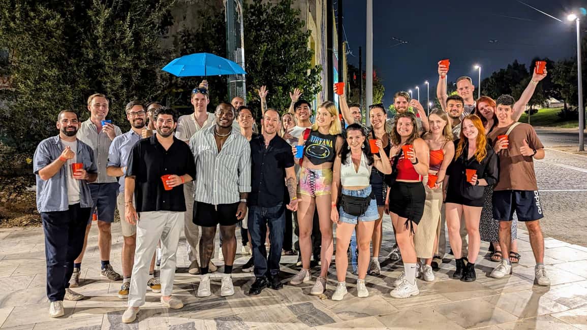 Athens Party Pub Crawl with Unlimited Drinks & Club Access - Your 3.5 hours in Athens: how the night usually flows