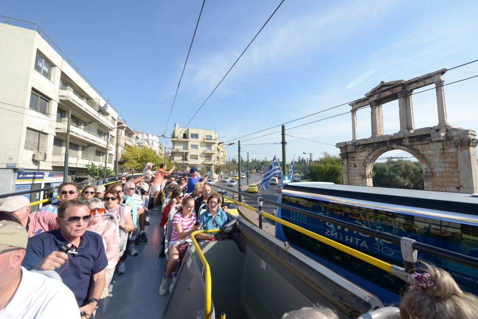 Athens, Piraeus, and Coastline: Blue Hop-On Hop-Off Bus - Orange Line around central Athens: Plaka, Syntagma, and the big classics
