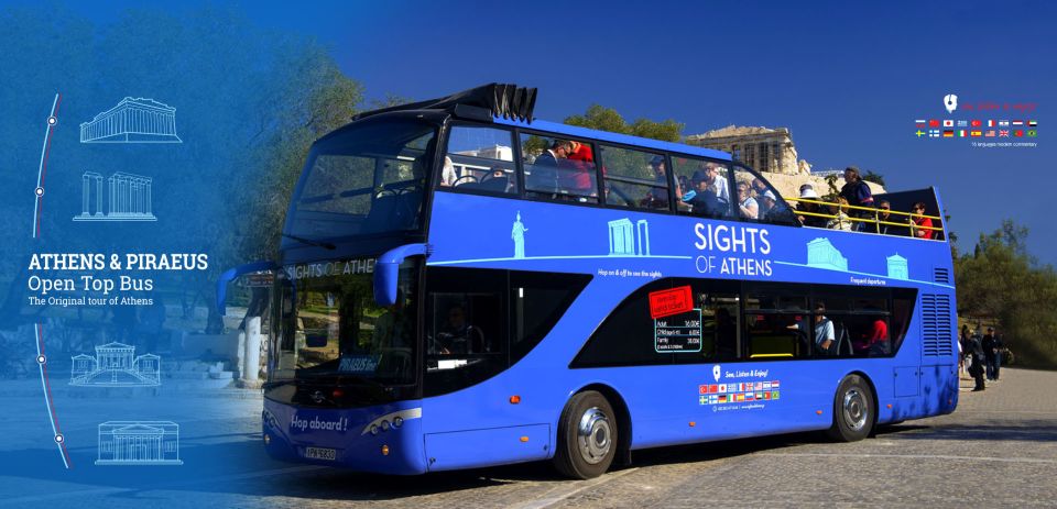 Athens, Piraeus, and Coastline: Blue Hop-On Hop-Off Bus - Price and value: paying about $14 for two days of big-city access