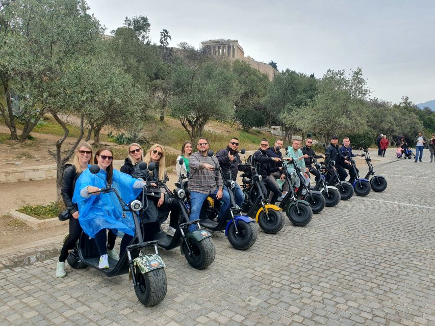 Athens: Premium Guided E-Scooter Tour in Acropolis Area - Dionysiou Areopagitou, Olympian Zeus, Hadrian’s Arch: The Big Ancient-Megacity Combo