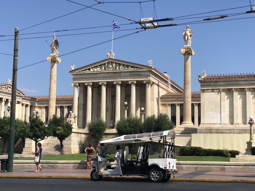 Athens: Private 3-Hour City Tour on Eco-Friendly Tuk Tuk - City-Center Monuments: Parliament to Agios Dionysios Areopagitis Church