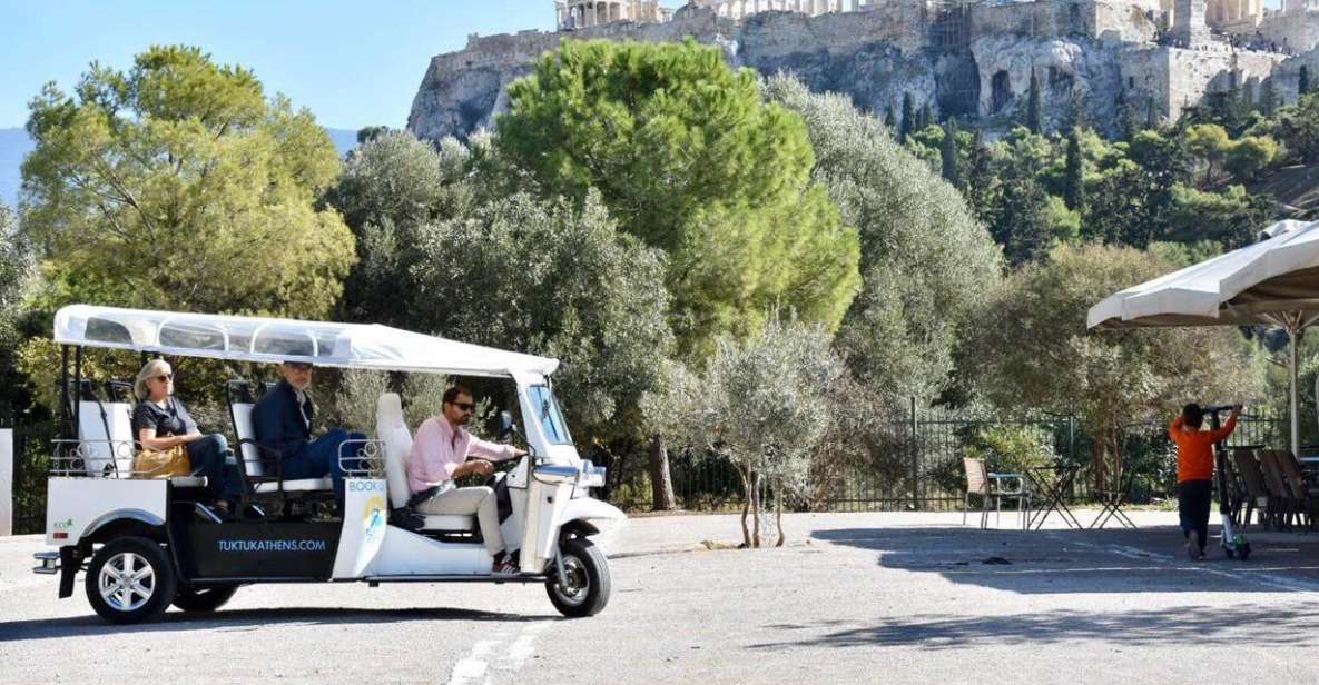 Athens: Private 3-Hour City Tour on Eco-Friendly Tuk Tuk - Acropolis Time: The Must-See Part (Plan for Steps)