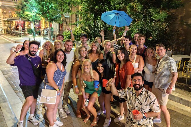 Athens Pub Crawl with 1hr Open Bar & VIP Nightclub Access - Group Size, Walking, and Your Social Odds