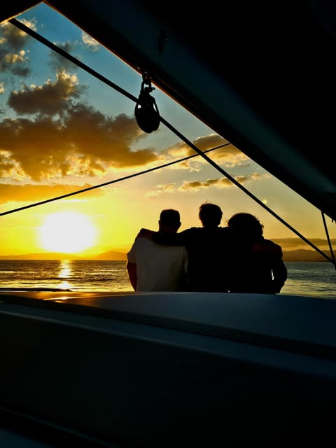 Athens: Riviera Catamaran Tour with Fresh Meal and Drinks - Hydrousa island anchoring: snorkeling plus optional shore time