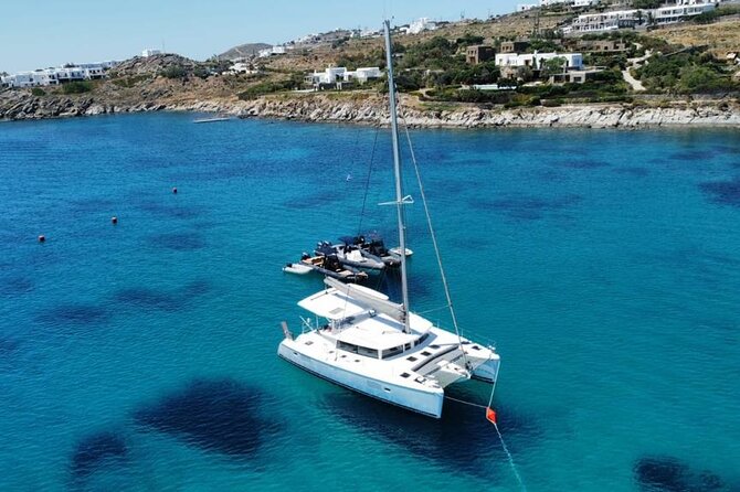 Athens Riviera Catamaran tour with fresh Meal Drinks and Swimming - Snorkeling gear and real water access (what matters on a catamaran)
