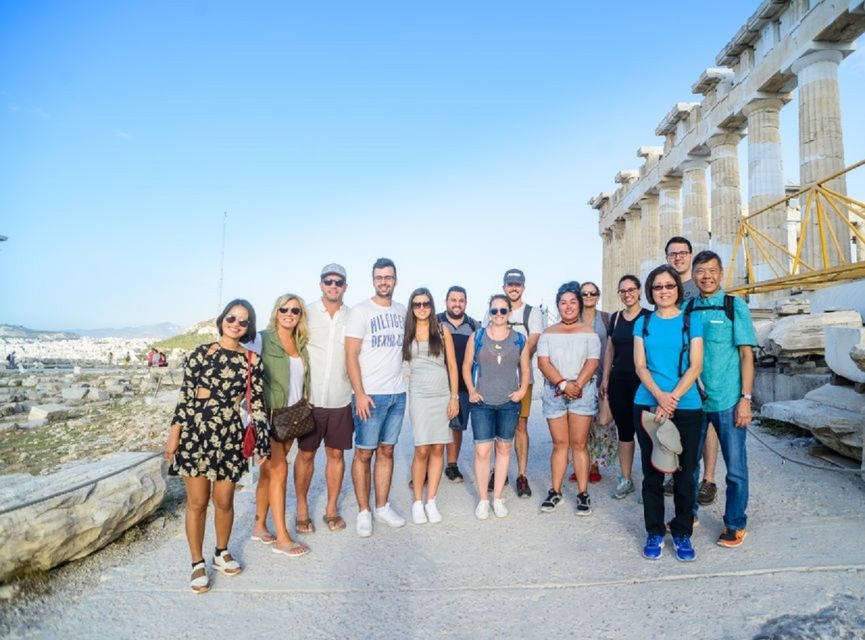 Athens: The Acropolis Walking Group Tour with a French Guide - Temple of Athena Nike and the Propylaeum gateway