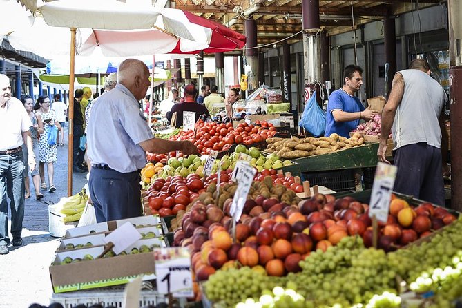 Best Seller: Semi-Private Athens Morning Food Tour (15+ tastings) - Monastiraki savory lineup: pastourma, olives, and loukoumades