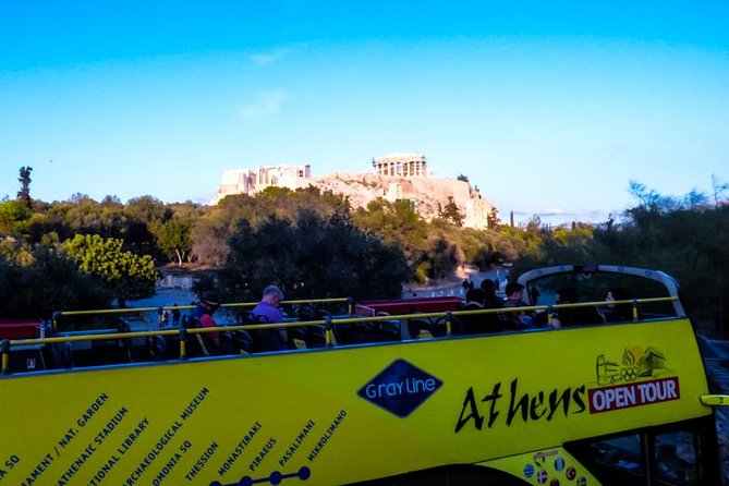 Big Bus Athens Hop-On Hop-Off with optional Piraeus & Riviera - On-board audio, Wi‑Fi, and the headset reality check