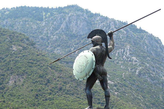 Delphi, Thermopylae, Corycian Cave 300 Spartans Tour - Pickup in central Athens and the reality of a small van