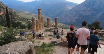 From Athens: Day Tour to Delphi - Mount Parnassus and the first Delphi walk: Omphalos and the view factor