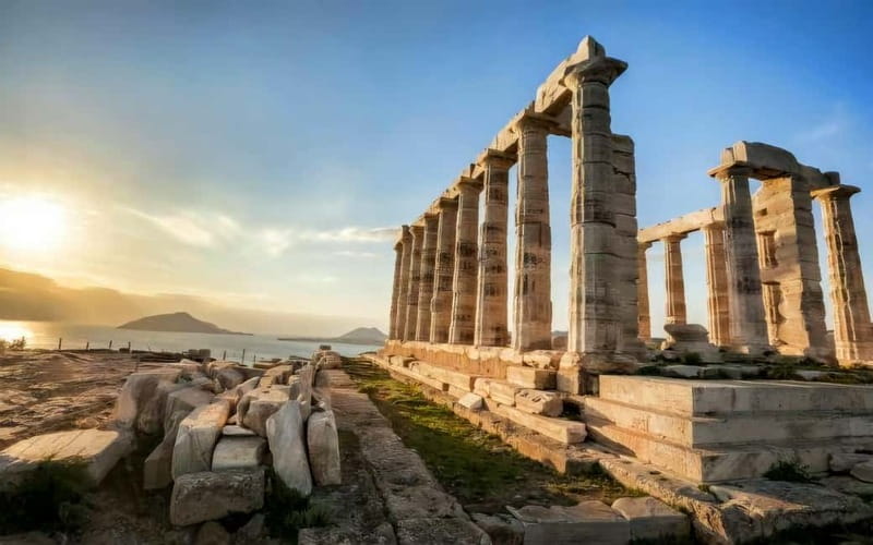 From Athens: Lake Vouliagmeni Spa & Temple of Poseidon Tour - Heading to Cape Sounion: how to enjoy the Temple of Poseidon in 45 minutes