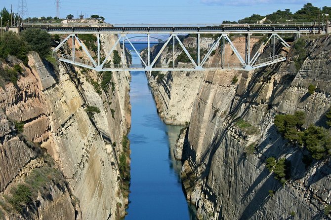 Private Biblical Tour Ancient Corinth & Isthmus Canal from Athens - Stop 2: Corinth Canal time—seeing the modern choke point