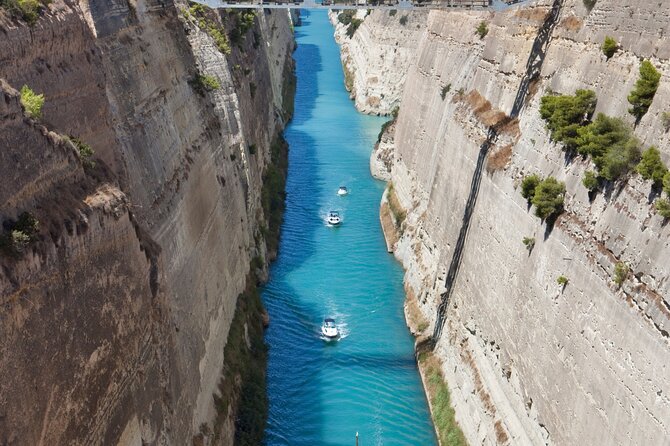 Private Luxury Biblical Tour: Apostle Paul’s Footsteps – Corinth - Isthmus of Corinth and the canal shortcut to the Peloponnese