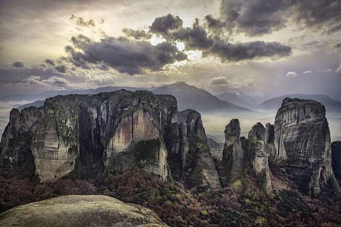 Thermopylae, Meteora and Delphi Private Full Day Tour - Meteora monasteries near Kalabaka: rock-top spirituality and photo stops